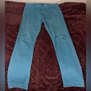 J Crew Teal Chino Pants Size 32